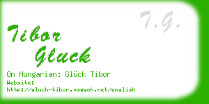 tibor gluck business card